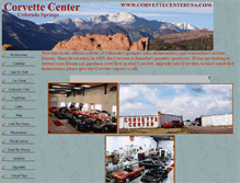 Tablet Screenshot of corvettecenterusa.com